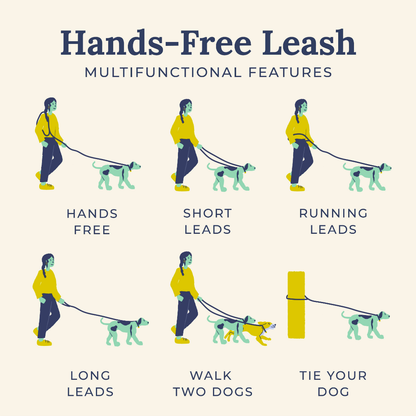 Fern Hands-Free Rope Leash