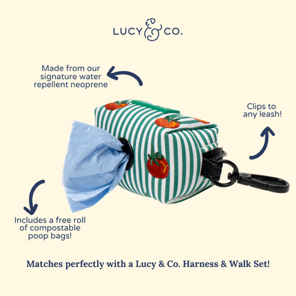 Tomato, Tomahto Embroidered Poop Bag Holder