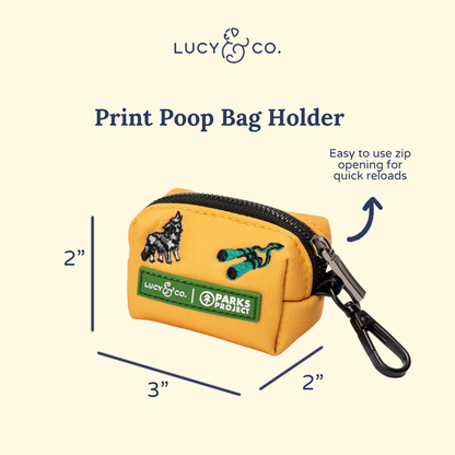 Lucy & Co. x Parks Project Naturalist Club Poop Bag Holder