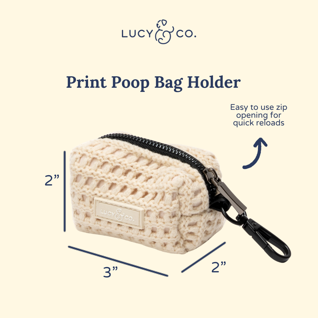 Main Squeeze Crochet Poop Bag Holder