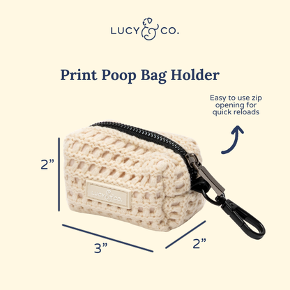 Main Squeeze Crochet Poop Bag Holder