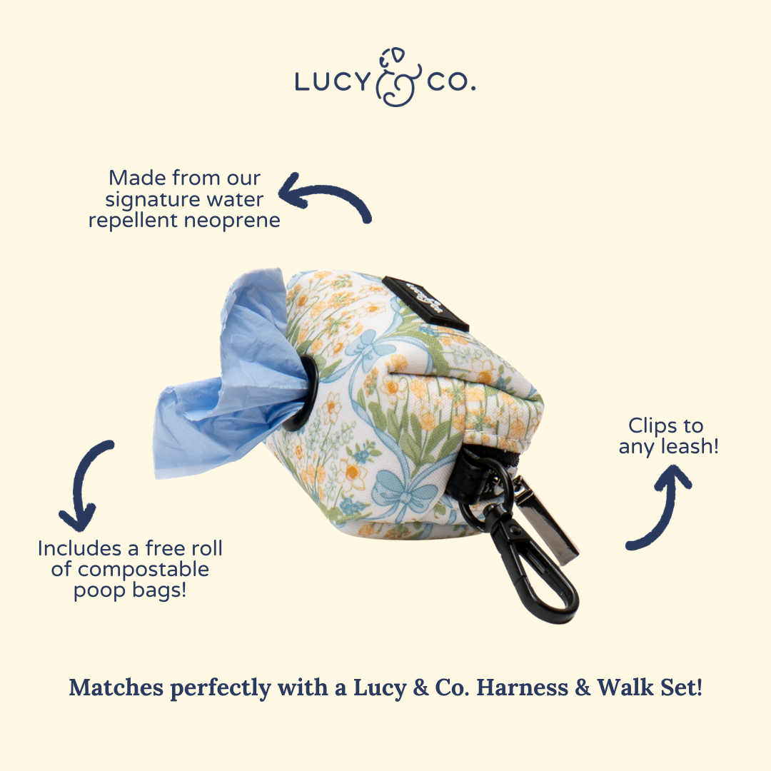 Sunshine and Daffodils Poop Bag Holder