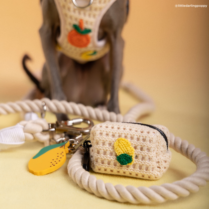 Main Squeeze Crochet Poop Bag Holder