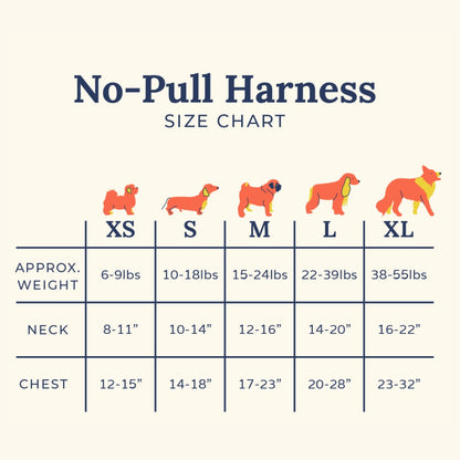 Blue Check Fleece No-Pull Harness
