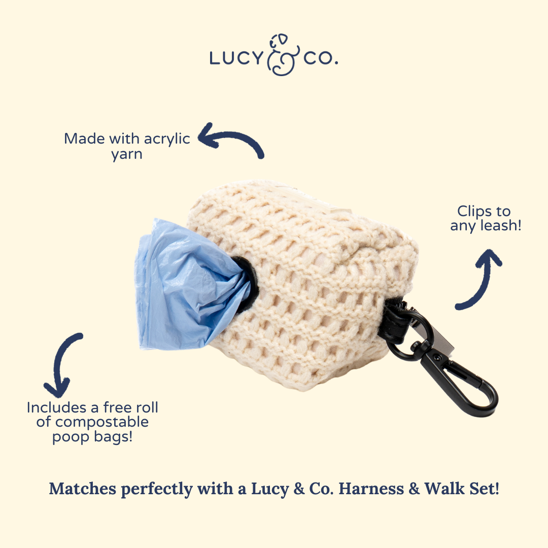 Main Squeeze Crochet Poop Bag Holder