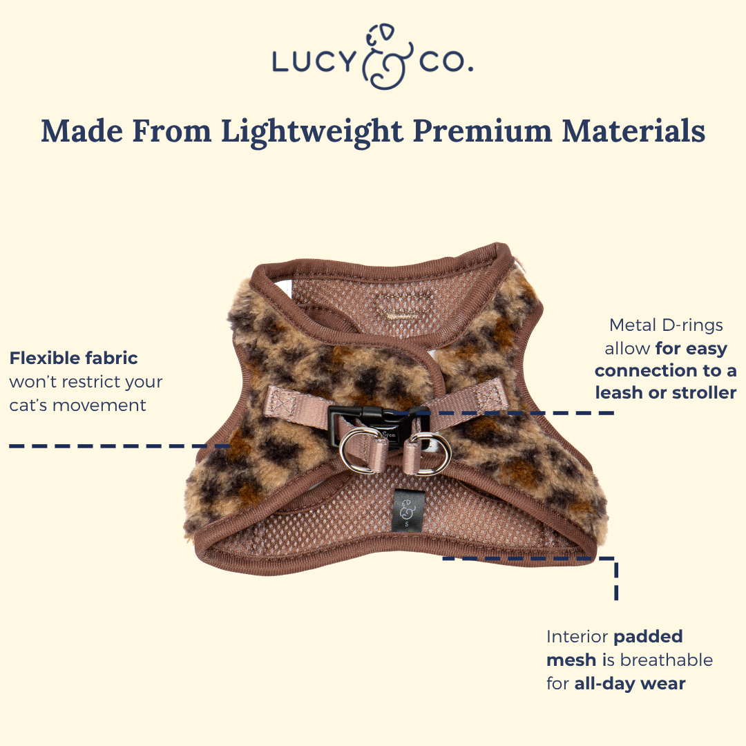 Wild Side Fleece Step-in Cat Harness