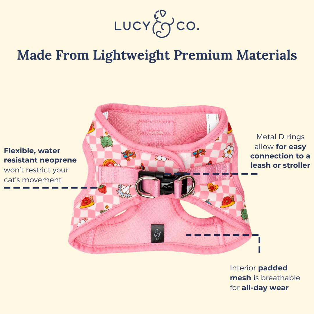 Cutie Patootie Step-in Cat Harness