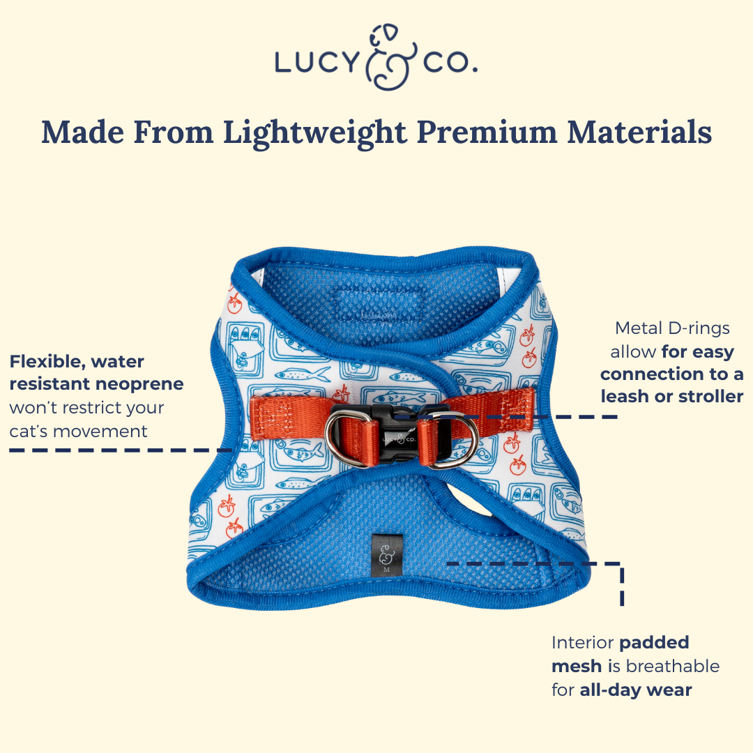 Tinned Fish Step-in Cat Harness
