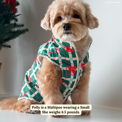 Happy Howlidays Reversible Teddy Vest