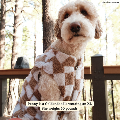 Playing Checkers Reversible Teddy Vest
