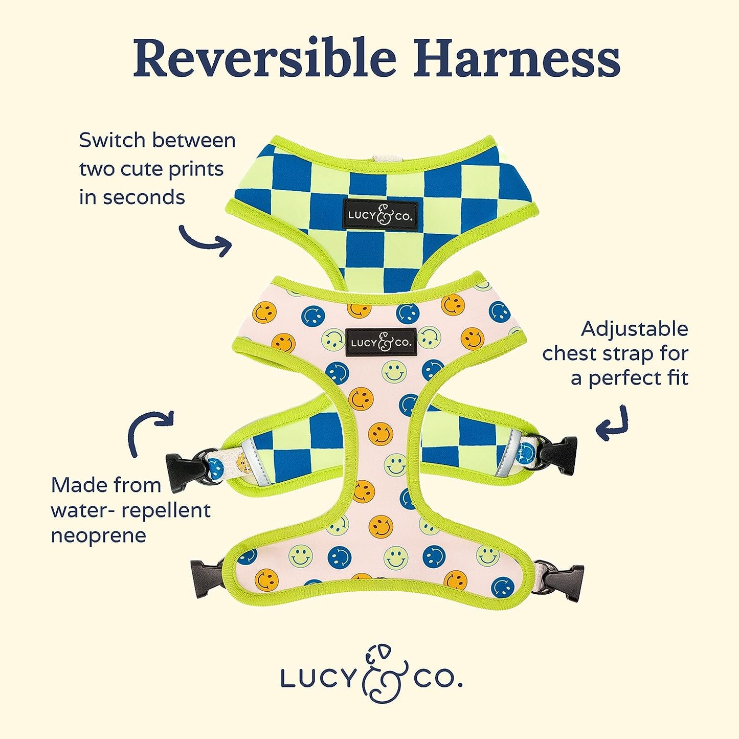 Have a Nice Day Reversible Harness