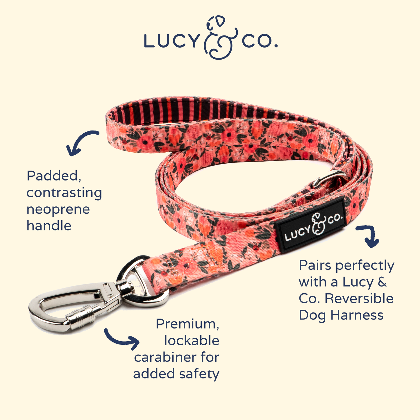 The Posy Pink Leash