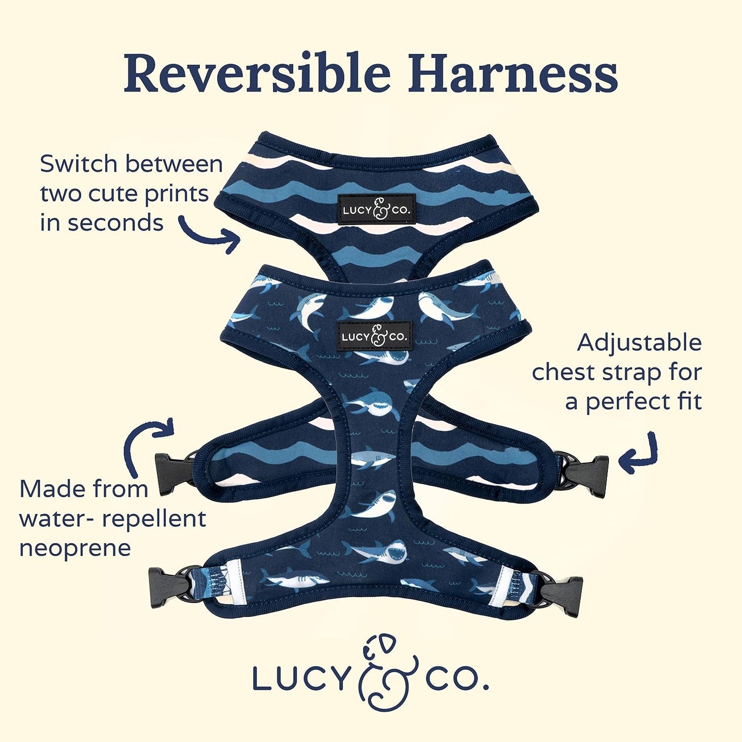 Shark Attack Reversible Harness