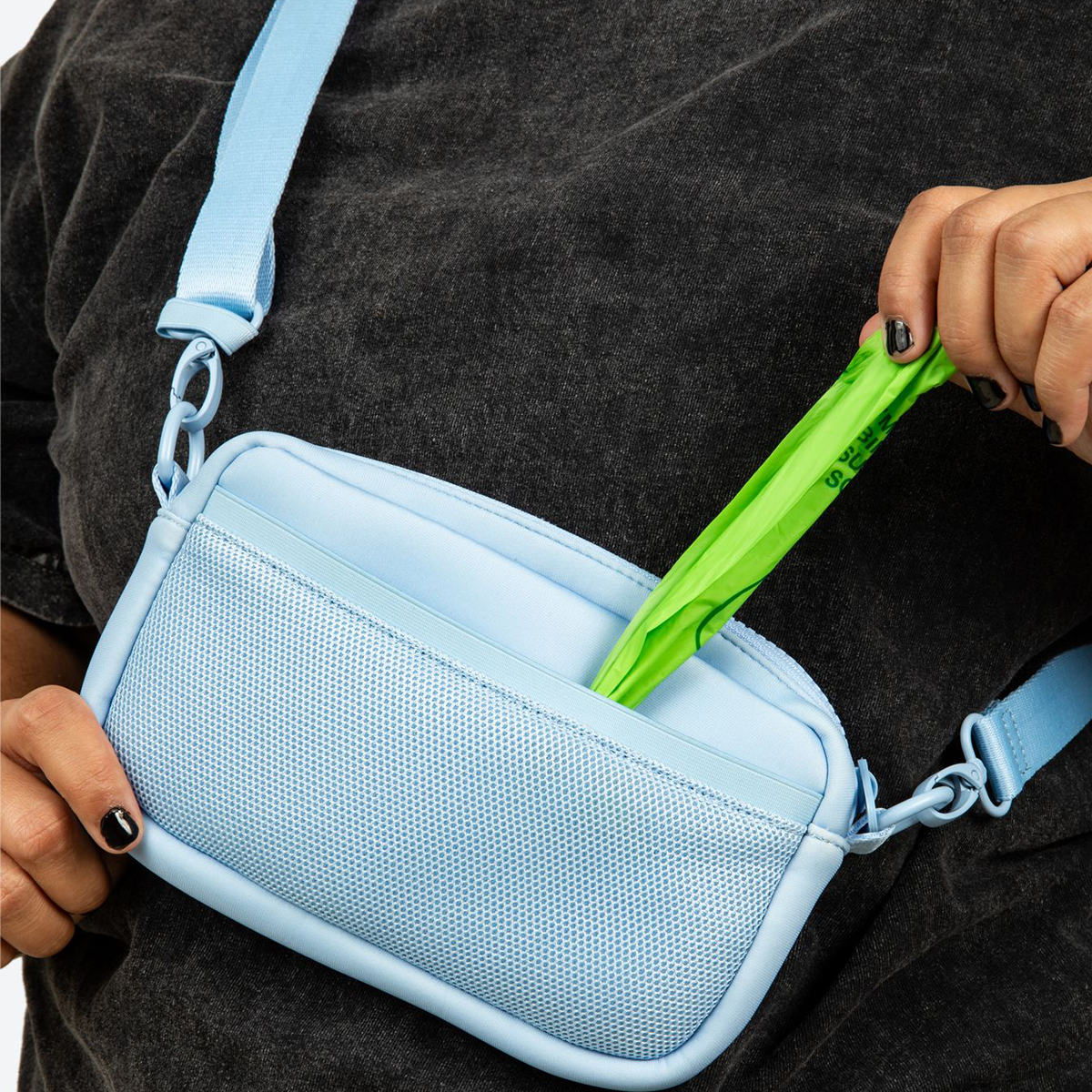 Denim Blue Crossbody Bag