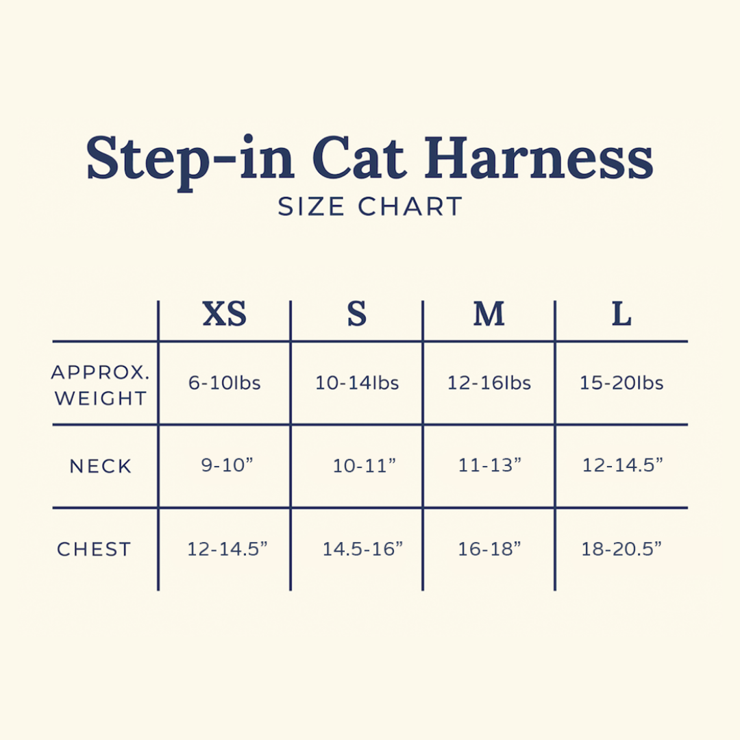 Looking Sharp Step-in Cat Harness