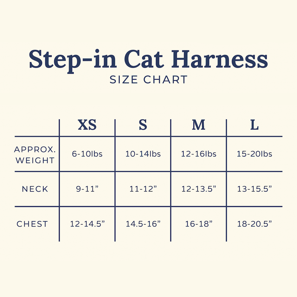Take a Hike Step-in Cat Harness