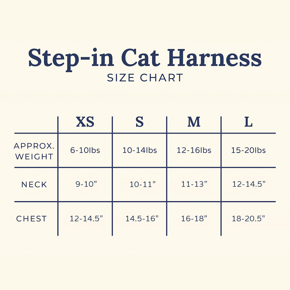 Simply Splendid Step-in Cat Harness
