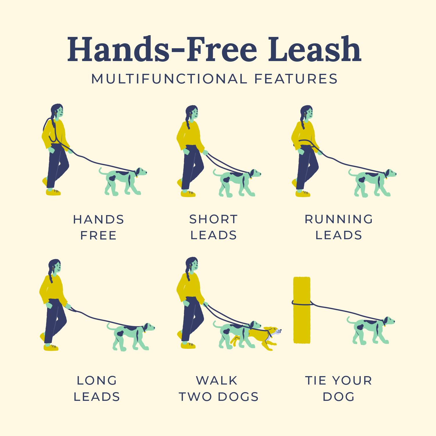 Handless dog leash clearance