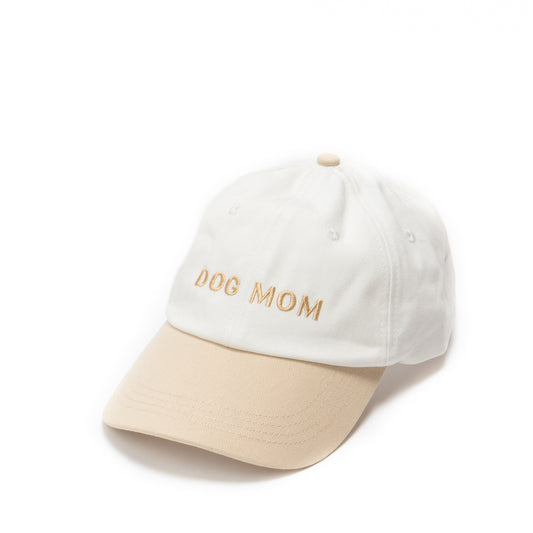 Ivory 2-Tone Dog Mom Hat