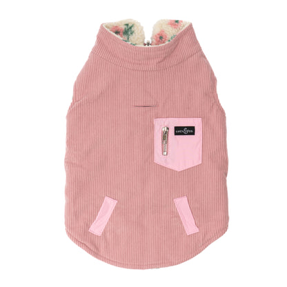 In Full Bloom Reversible Teddy Vest