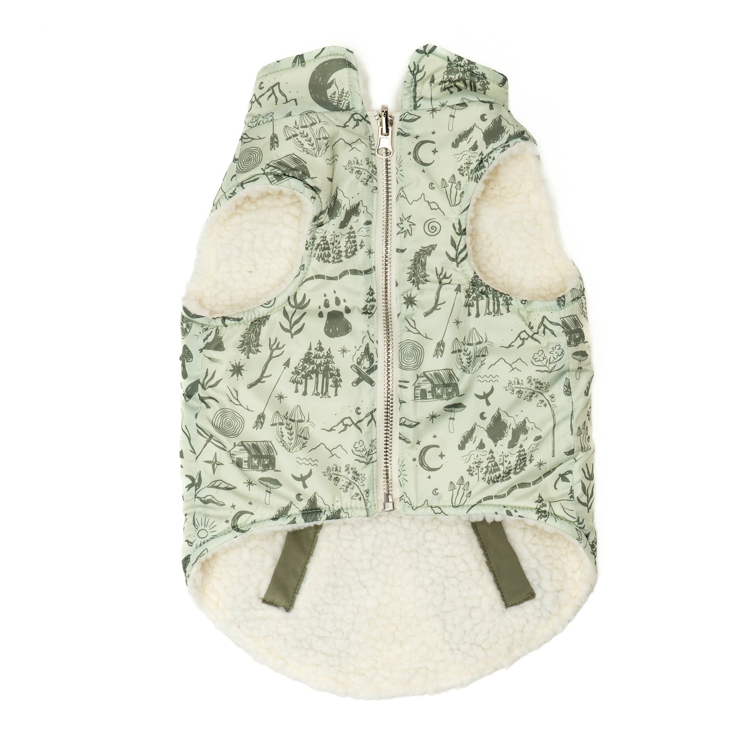 Camp Out Reversible Teddy Vest