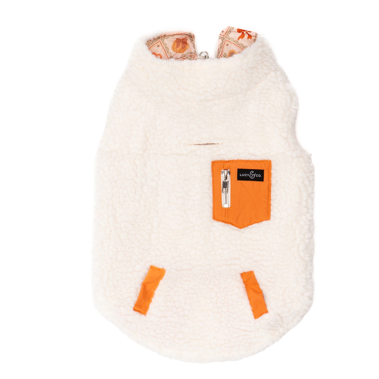 Cozy Cottage Reversible Teddy Vest