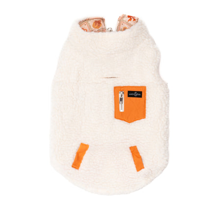Cozy Cottage Reversible Teddy Vest