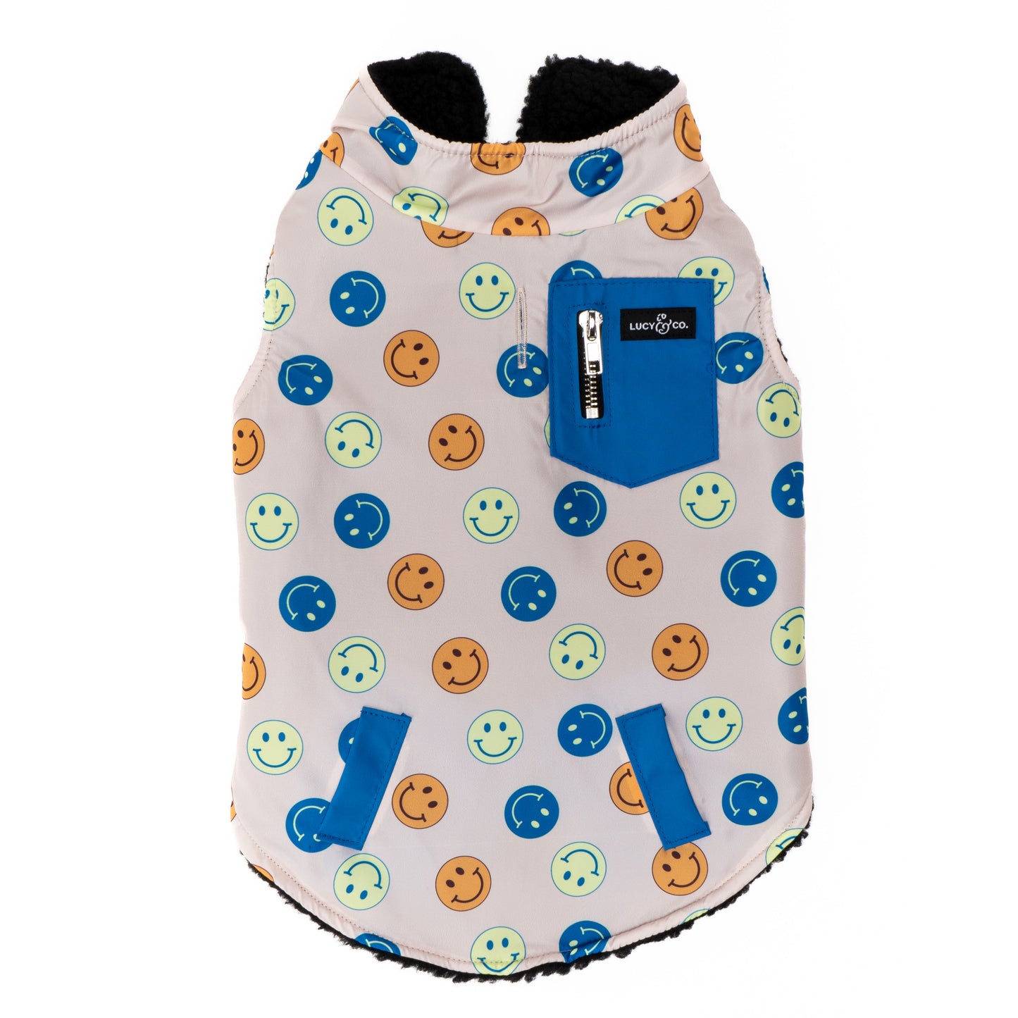 The Have a Nice Day Reversible Teddy Vest