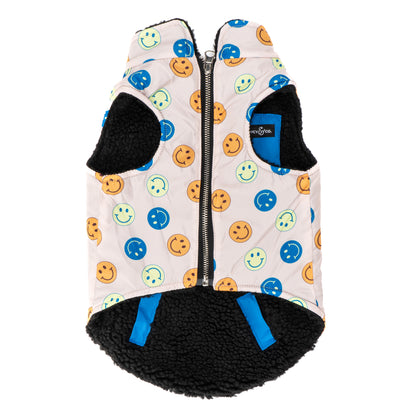 The Have a Nice Day Reversible Teddy Vest