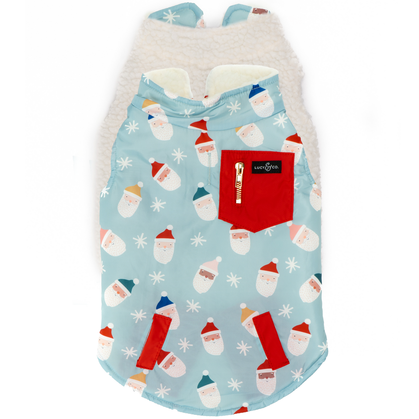 Limited Edition! The Merry & Bright Reversible Teddy Vest