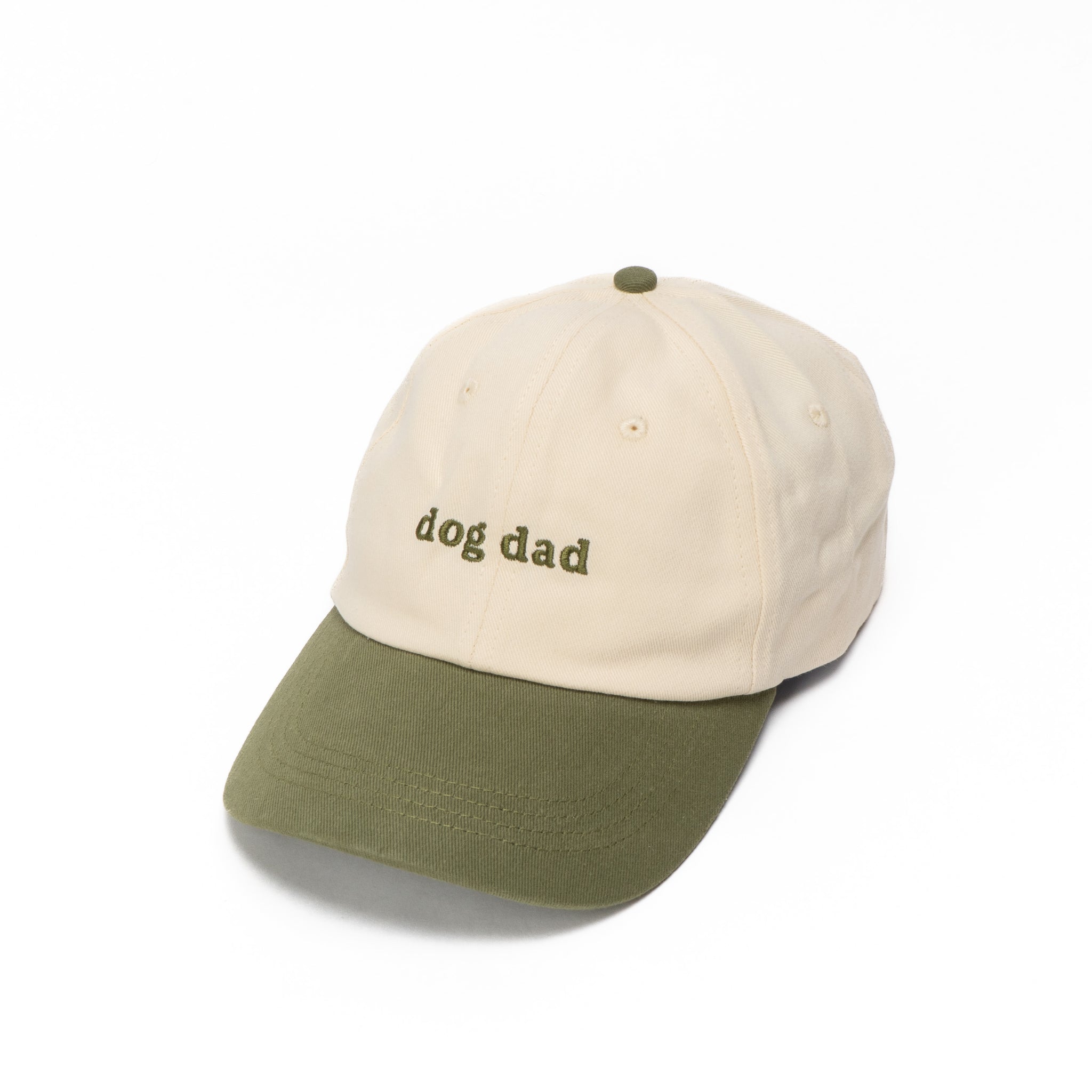 2Tone Olive Dog Dad Hat Pet Parent Hat Collection Lucy & Co.