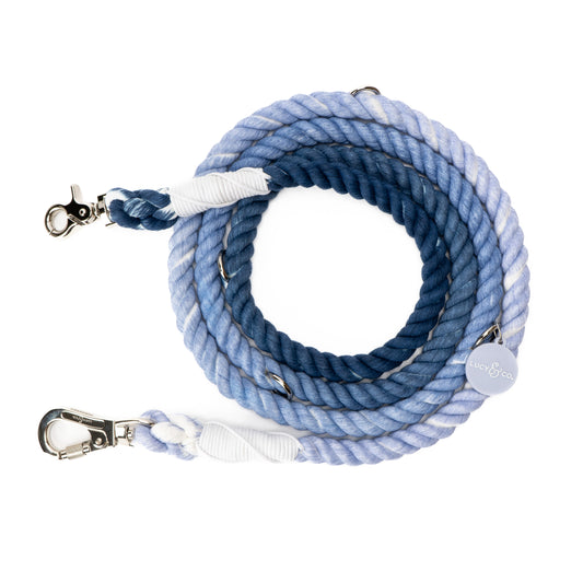 The Blueberry Twist Hands-Free Rope Leash