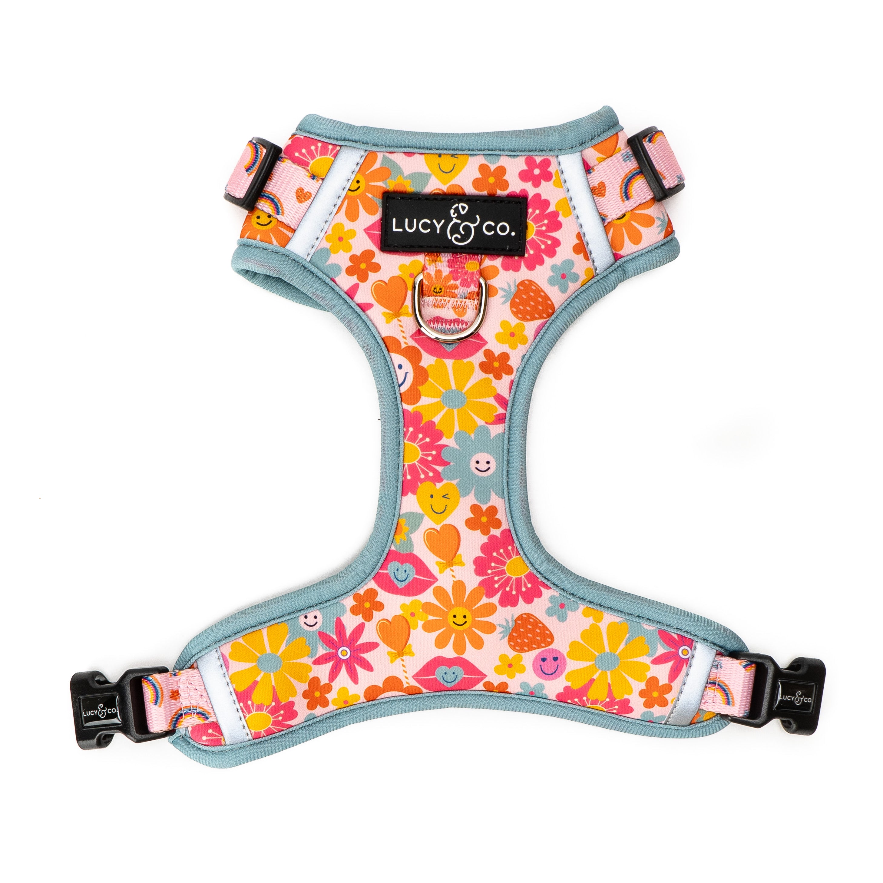 Lucy　0508 The Y2K Baby Floral No-Pull Neoprene Dog Harness | Lucy & Co.