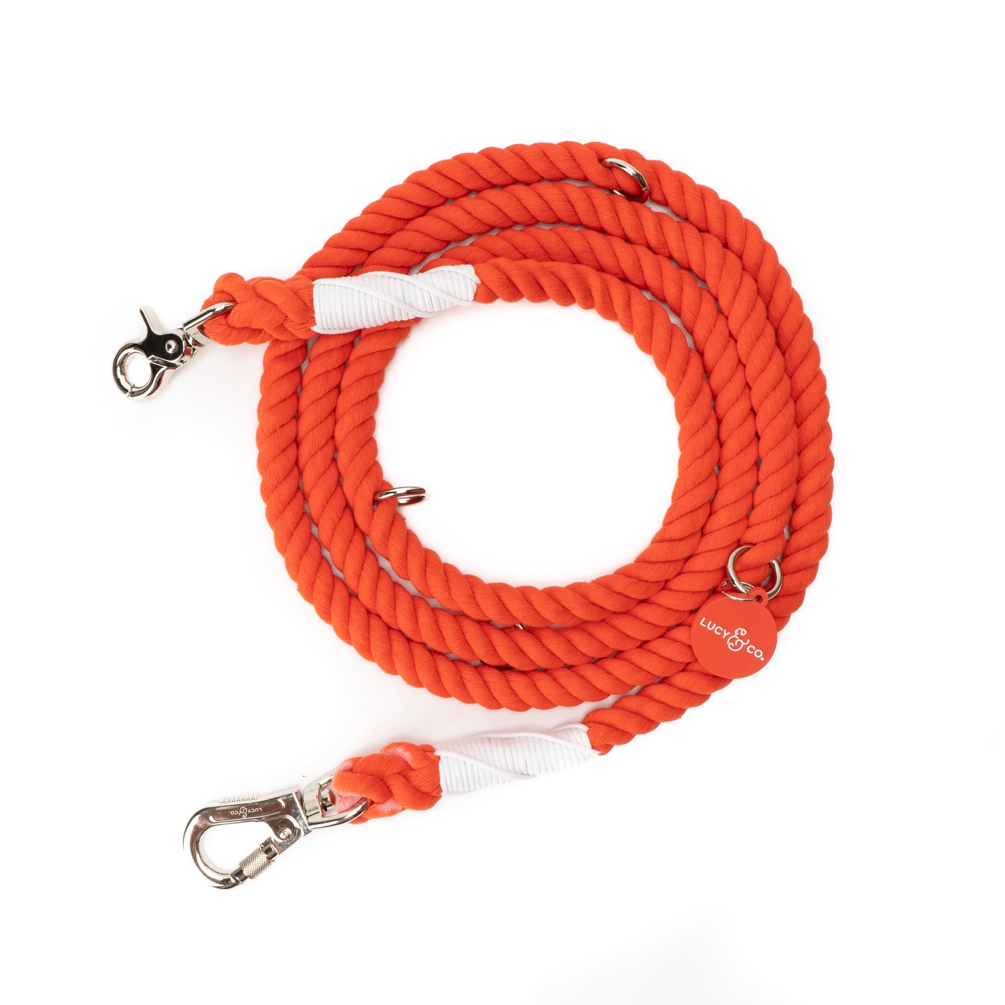 Cheery Red Hands-Free Rope Leash