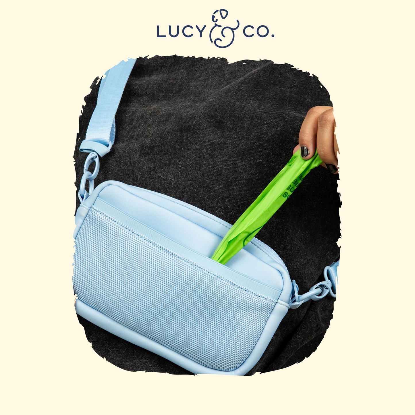 Denim Blue Crossbody Bag