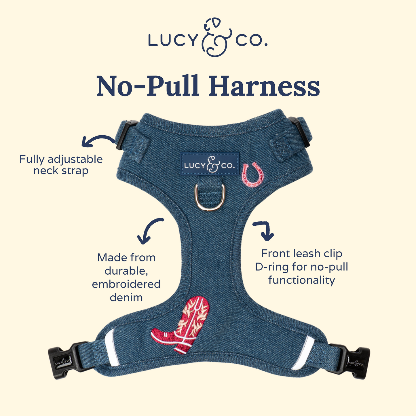 The Cider Teddy Fleece Fall No-Pull Harness | Lucy & Co. The Cider Teddy Fleece Fall No-Pull Harness | Lucy & Co.