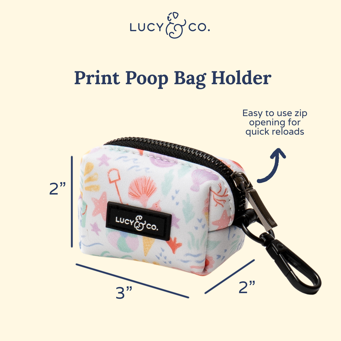 Life's a Beach Poop Bag Holder