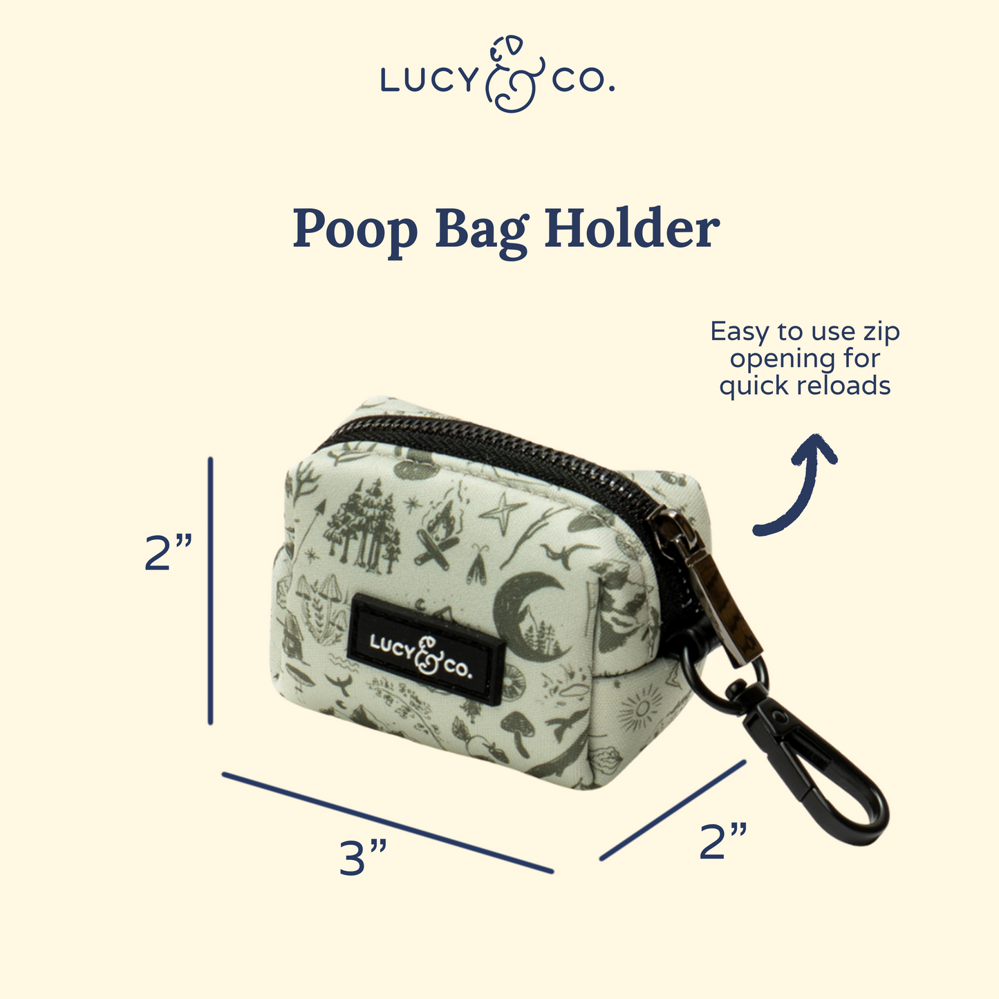 Camp Out Poop Bag Holder