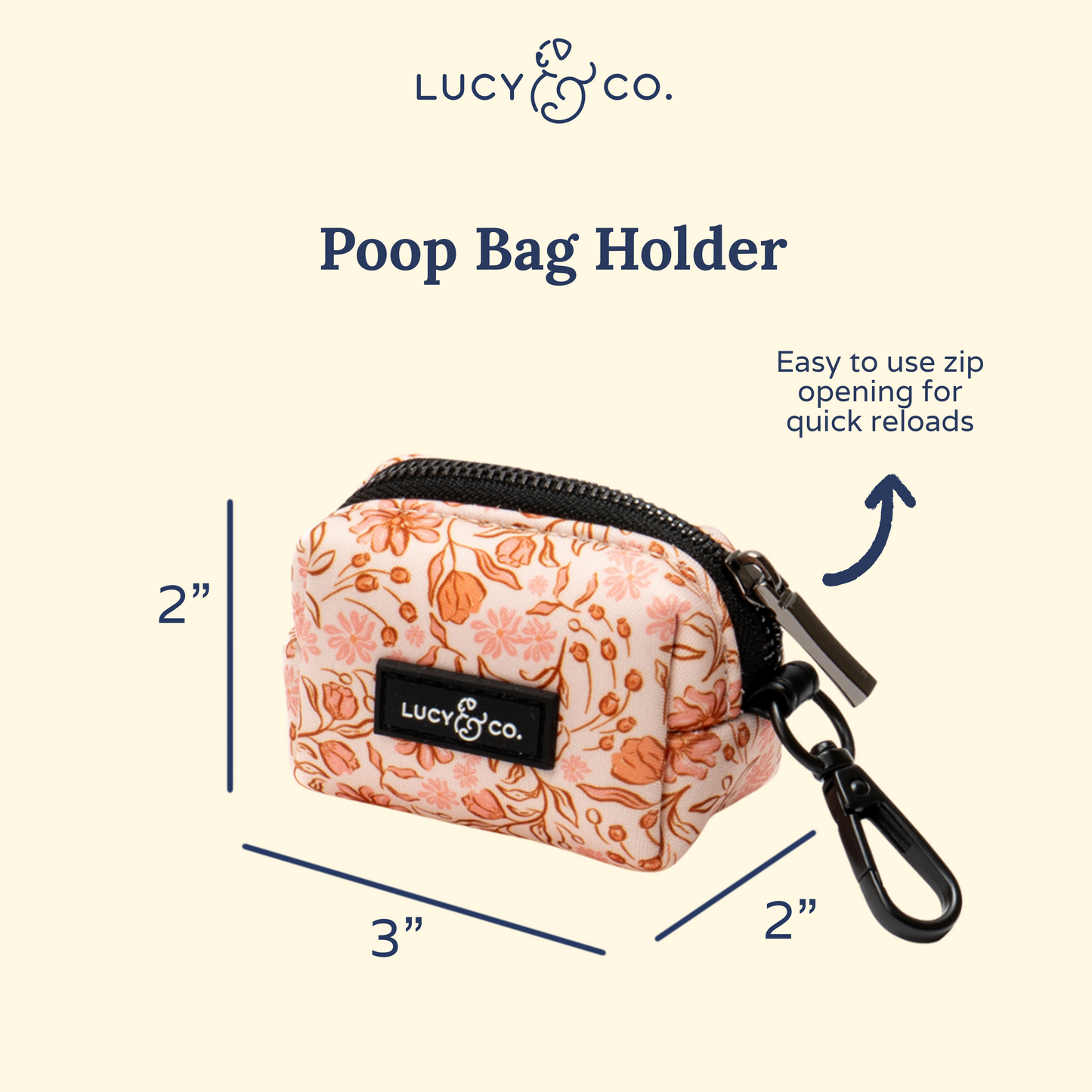 Woodland Wildflowers Poop Bag Holder