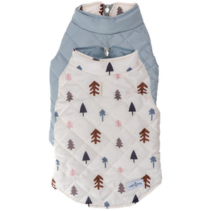 Flurried Forest Reversible Puffer Vest