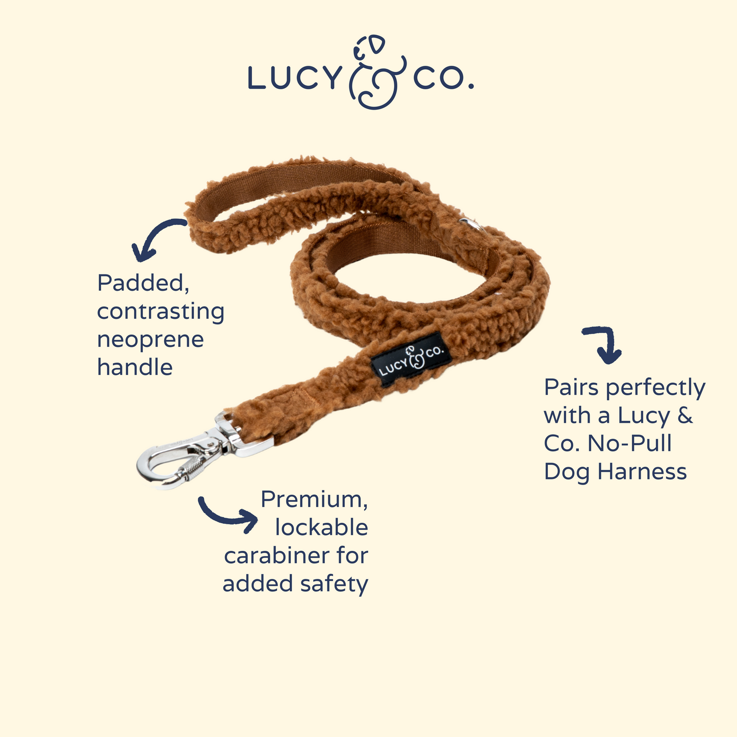 Cinnamon Teddy Leash