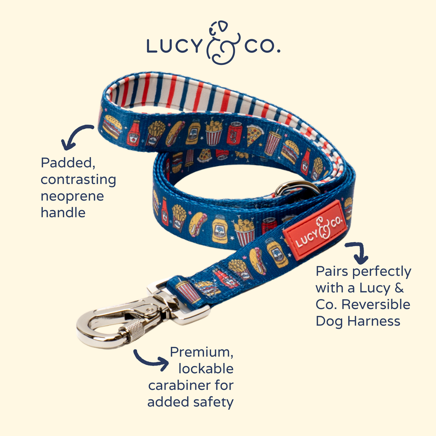 Red, White & BBQ Leash