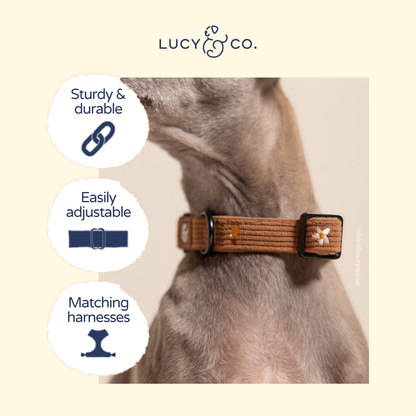 Chocolate Meadows Corduroy Collar
