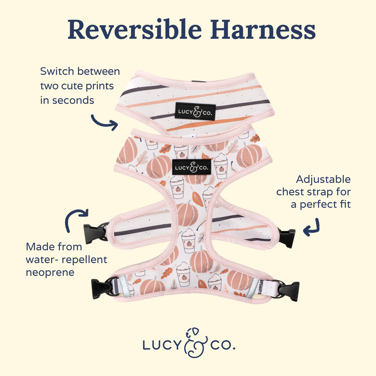 Awesomely Autumn Reversible Harness
