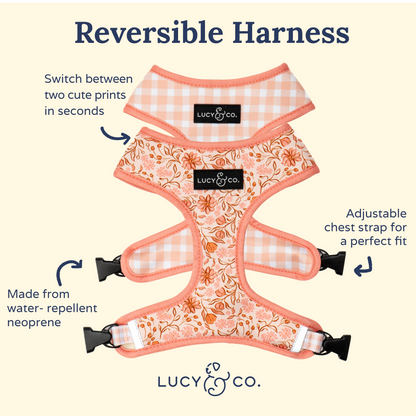 Woodland Wildflowers Reversible Harness
