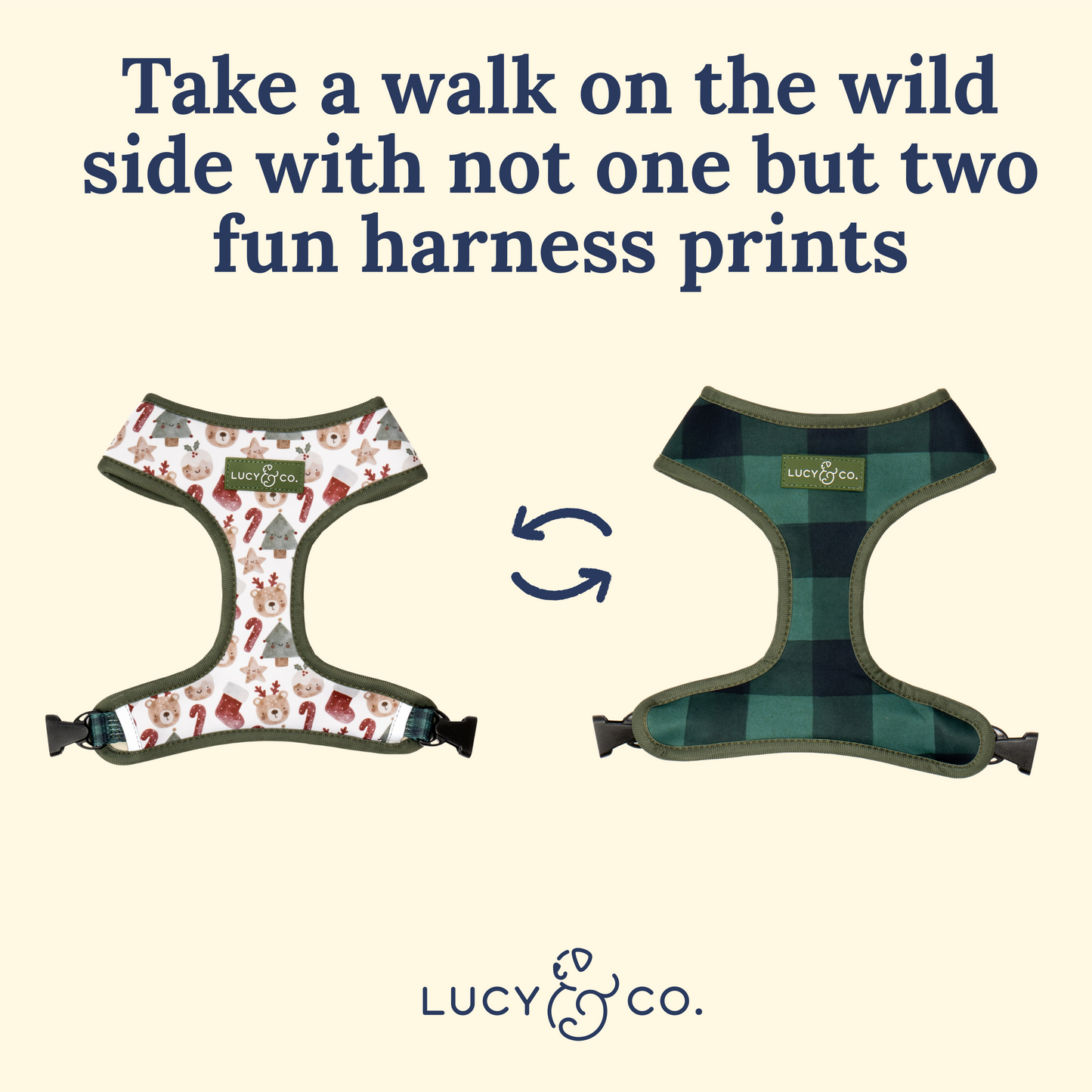 Jingle Bells Reversible Harness