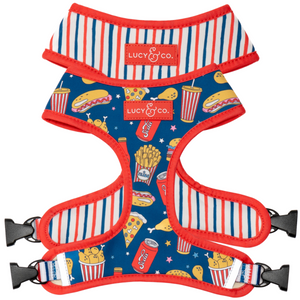 Red, White & BBQ Reversible Harness