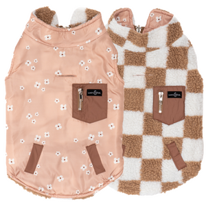Playing Checkers Reversible Teddy Vest