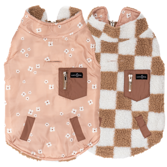 Playing Checkers Reversible Teddy Vest