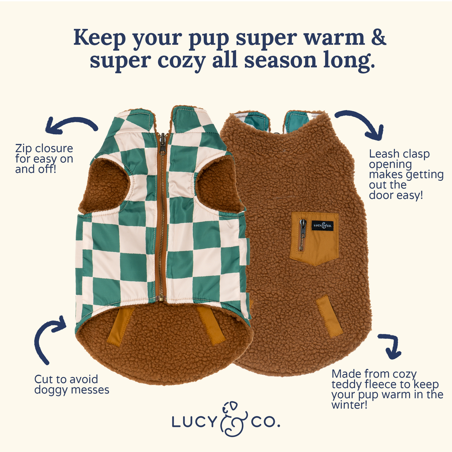 You're a Square Reversible Teddy Vest